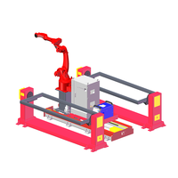 Estación de Soldadura Robótica Automática para Estructuras de Acero, Inteligente, 3D, Totalmente Automática