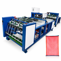Machine de découpe et de couture de sacs en filet haute vitesse, machine automatique de fabrication de sacs en filet PP, machine à sacs en filet Raschel PP
