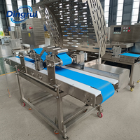 Machine à trancher la viande de hamburger automatique à grande capacité en acier inoxydable, à moteur, facile à utiliser pour un usage industriel