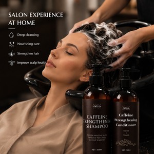 FATIYA Shampoing fortifiant à la caféine 500 ml Anti-chute de cheveux Pour tous types de cheveux Unisexe - Product Image 3