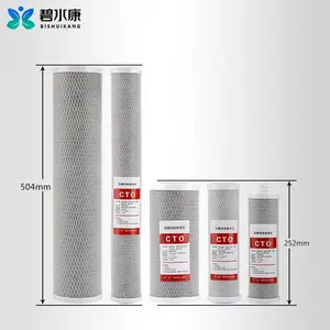 CTO Activated Carbon Filter Cartridge Carbon Block For Clean Water Odor And Taste Improvement Water Filter Cartridge