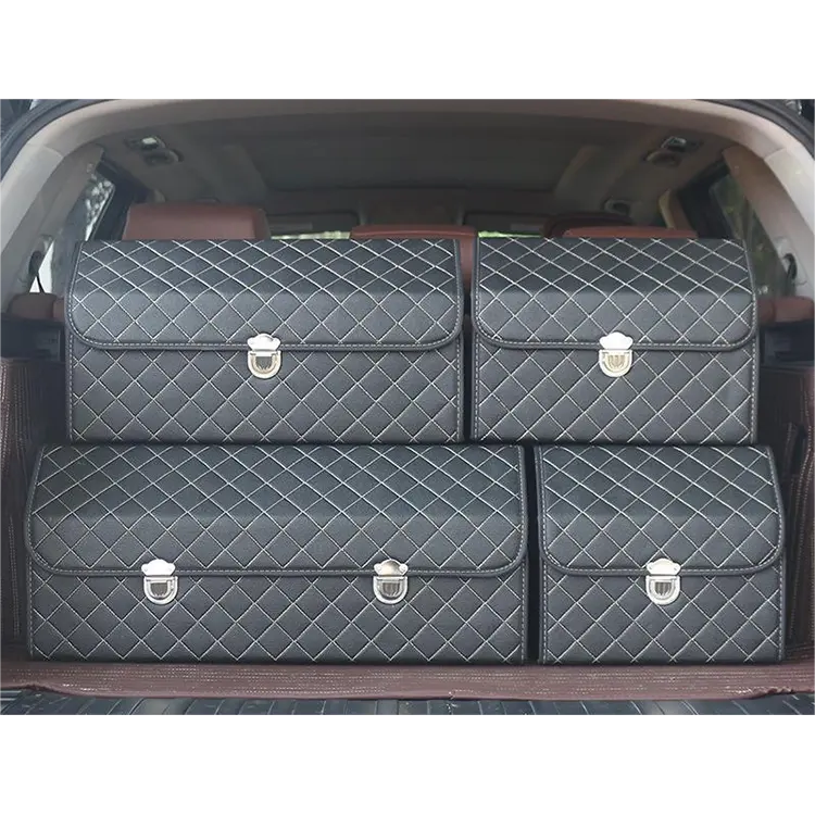 Benutzer definiertes Logo große Kapazität faltbare Kofferraum Kofferraum Auto Veranstalter Auto Kofferraum Aufbewahrung sbox