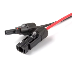 ปลั๊กทองแดงขนาด 20 ซม. 4 มม. พร้อมฉนวน PVC สำหรับสายเชื่อมต่อเสาเดี่ยวซ้ายและขวา สายไฟสำหรับ <span class=keywords><strong>2</strong></span> 30A สำหรับจ่ายไฟ - Product Image 5