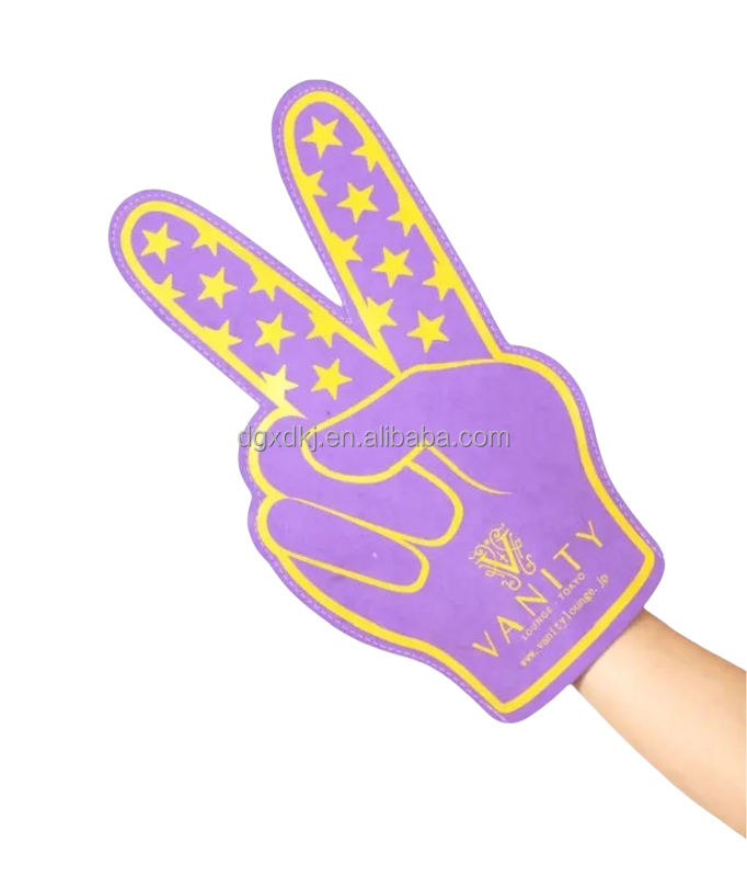 Пользовательский логотип EVA Foam Hand для концертов и мероприятий, продукция для чирлидинга