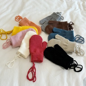 Mitones multicolores de invierno para niños pequeños, manopla gruesa de protección contra el frío, mitones de <span class=keywords><strong>punto</strong></span> cálidos, guantes de hilo para bebés de 1 a 4 años - Product Image 3