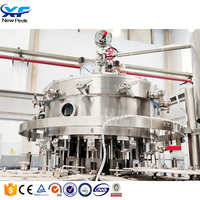 Nouvelle machine de remplissage automatique de boissons gazeuses en bouteille PET Peak 1500-1800BPH, usine d'embouteillage isobare de boissons