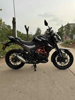 Moto Haojue DR190 pour les trajets quotidiens, faible taux de panne, confort, double siège, moteur durable, pour les acheteurs internationaux débutants de motos de rue