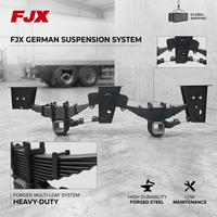 JUXIN Nouvelle suspension mécanique pour semi-remorque de type allemand, essieu tandem pour remorque de type allemand