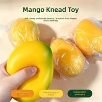 Hete Aanbieding Simulatie Fruit Mango Decompressie Ventilatiebal Trek Speelgoed Unisex voor Alle Leeftijden Knijp Speelgoed Fidget Speelgoed