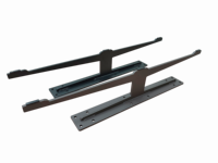 Pieds de canapé et supports de meubles Hong QI robustes en fer thermolaqué pour salon, chambre et bureau à domicile