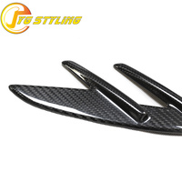 Pièces de rechange extérieures automobiles G80 : Garniture de ventilation de garde-boue en fibre de carbone sèche pour BMW M3 G80 G81 2021+ Grille d'aération latérale et garniture de phare