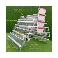 Vente en Gros de Cages en Batterie pour 10000 Poulets, Poules Pondeuses, 3/4 Niveaux, 96/120/128/160 Oiseaux, Cage à Poulets Pondeurs pour Élevage Avicole