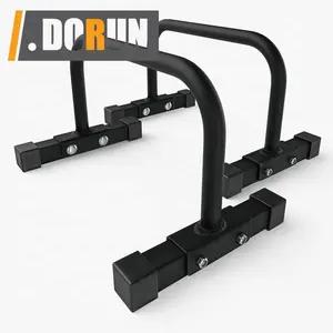 Parallettes القضبان 17.5X14 بوصة ، عالية مقبض تمارين ضغط Dip القضبان معدات تمارين رياضية ، البسيطة مواز الجمباز اليد حامل البارات