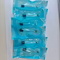 Flacon cartouche jetable en verre transparent 3 ml, écologique, avec couvercle en aluminium, flacons stériles en cassette, emballage individuel, soins de la peau