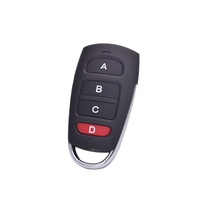 Télécommandes sans fil YET-084 433 MHz avec certificat CE, 4 boutons, code roulant RF, émetteur de télécommande