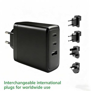 100W GaN Wall Charger 3-Port (2C+1A) PD Fast Charger Compact Travel Power <b>Adapter</b> for Laptop Phone - Product Image 2
