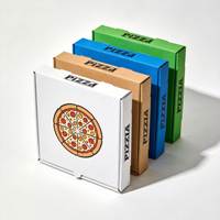 Boîte à pizza personnalisée biodégradable avec logo, boîte à pizza gourmet en gros, carrée, 6, 8, 9, 10, 11 pouces, boîte à pizza recyclable, boîte d'expédition pour pizza