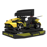 Nouvelle machine d'arcade de simulation de course automobile, simulateur de conduite, volant de jeu vidéo pour centre de jeux, parc d'attractions