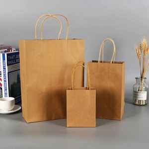 Bolsa de Papel Kraft para Supermercado con Logotipo Personalizado, Embalaje de Alimentos para Llevar en Color Marrón y Blanco para Galletas, Sándwiches y Pasteles - Product Image 6