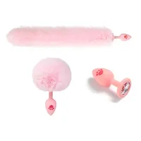 SM Sensual Cat-claw Diamond-shaped Silicone Anal Plug Rear-end Training Wear Masturbator Role-playing Tail Adult Sex Toy Bulk