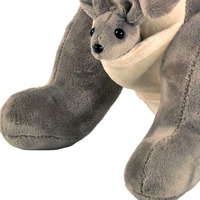 Jouet en peluche douce Kawaii, kangourou australien, jouet en peluche douce pour fille, cadeaux, Offre Spéciale