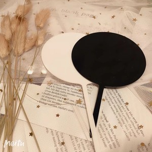 แผ่นตกแต่งหน้าเค้กใสทรงกลมแบบเปล่า สำหรับตกแต่งเค้ก DIY วันเกิด งานแต่งงาน เทศกาล งานปาร์ตี้  สามารถปรับแต่งได้ - Product Image 5