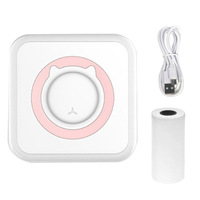 Imprimante thermique de poche pour étudiants, mini 57 mm, interface Type-C, sans encre, pour photos, questions et étiquettes