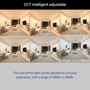 Foco de Techo <span class=keywords><strong>LED</strong></span> Inteligente Tuya, Ajustable, Antideslumbrante, de 12w, <span class=keywords><strong>para</strong></span> Interiores, <span class=keywords><strong>para</strong></span> el Hogar - Product Image 3