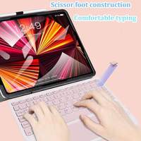 Clavier de tablette rechargeable Teclado Tastatur Clavier Tastiera OEM Bluetooth sans fil avec pavé tactile intégré