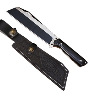 Cuchillo de Bolsillo Táctico de Alta Calidad para Uso Diario (EDC), Personalizable, Mango de Madera OEM, Funda de Cuero, Acero Inoxidable de Grado DIY - Product Image 1