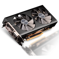 Kartu Grafis Bekas RX580 Pulse 8G GDDR6 256-bit Kartu Grafis Gaming untuk Desktop