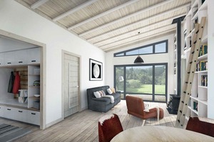 Casa Prefabricada Moderna <span class=keywords><strong>de</strong></span> <span class=keywords><strong>Madera</strong></span>, Cabaña Modular <span class=keywords><strong>de</strong></span> Lujo, Villa Prefabricada <span class=keywords><strong>de</strong></span> <span class=keywords><strong>Madera</strong></span> Estilo Escandinavo para Resort o Casa <span class=keywords><strong>de</strong></span> Vacaciones - Product Image 5