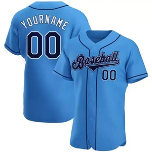 Maillot de baseball streetwear hip-hop brodé personnalisé pour hommes et femmes - Product Image 3