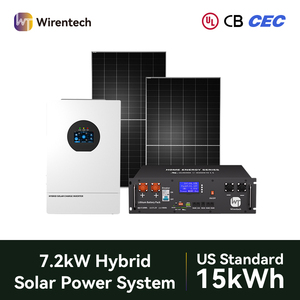 <span class=keywords><strong>Kit</strong></span> de panneaux solaires 7,2 kW à phase divisée pour camping-car avec onduleur à batterie, panneaux solaires et alimentation de secours mobile - Product Image 1