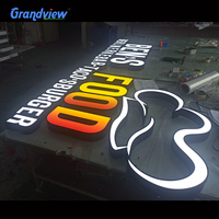 Enseigne lumineuse LED 3D en acrylique personnalisée avec logo pour entreprises et magasins, utilisation intérieure/extérieure pour voitures et entreprises