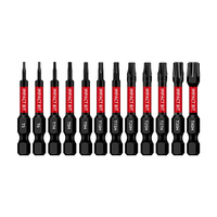 Embouts de tournevis à torsion TGS Impact HEX TOREX PH PZ TT, outils d'assemblage industriels, 25 mm, 50 mm, 75 mm, 150 mm