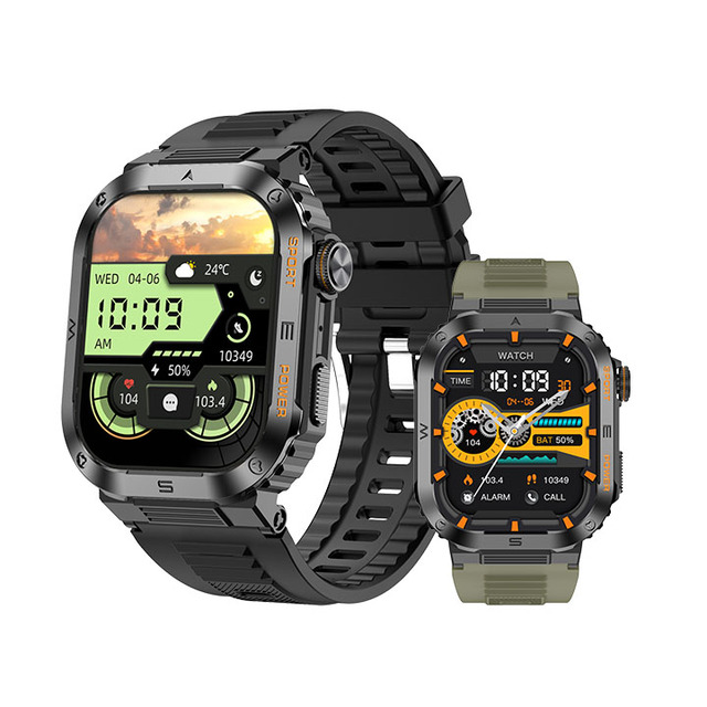 Fashion Sports Watch for Men 2.01inch Full Touch BP BO HR BT Call Fitness Outdoors Smartwatch IP68 Waterproof MT39 Smart Watch