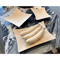 Mode Travertin Marbre Objets Décoratifs Artistique MarbleTrays Accueil Accessoires Décor Travertin Plaques Fruits Assiettes