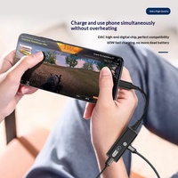 Ladekabel-Adapter für Typ-C 3,5mm Adapter für Gaming Live-Streaming Laden Typ-C zu 3,5mm Klinke Audio-Konverter