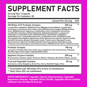 Cápsulas de Enzimas Digestivas de Marca Privada, Complejo Prebiótico para la Salud Intestinal de Adultos, Apoyo Energético a Base de Cápsulas - Product Image 2