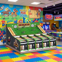 Simulateur d'arcade de course de chevaux personnalisable pour cinq joueurs de l'usine Rong Xiang, en métal et bois, version anglaise, 220V, jeu électronique à monnayeur, garantie 1 an
