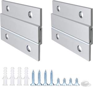 <span class=keywords><strong>Z</strong></span> Hanger Foto Opknoping Kit <span class=keywords><strong>Z</strong></span> Bar Clips Voor Spiegel Wandframe Montage Hardware, Franse Cleat Hangers Aluminium <span class=keywords><strong>Z</strong></span> Beugel - Product Image 5