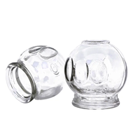 Ventouses sous vide en verre Aspiration forte Massage d'acupuncture Pots de ventouses Traitement par aspiration Ventouse Ensemble de 12 tasses