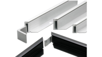 Rail de montage solaire à fixation par clip pour toiture à joint debout, surface anodisée, systèmes photovoltaïques pour toitures métalliques, fixations modulaires SUS304, toitures commerciales, résistant au vent