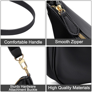 Wholesale Shoulder Bag for Women, Cute Hobo <b>Purses</b> and Handbags, Retro Clutch Underarm <b>Purse</b> INS Style Underarm Bag - Product Image 3