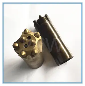 34mm 12 Degree Customizable Drill Bit Mining Machine Parts from Manufacturer Rock Drill 12 Degrees Long Skirt Tapered Button Bit