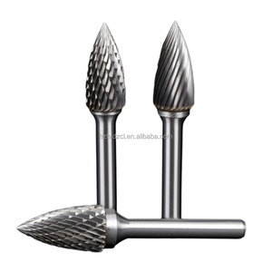 Fresas Rotatorias de Carburo de Tungsteno Tipo G de Corte Simple/Doble, en Forma de Arco, para Pulir, Desbarbar y Cortar - Product Image 1