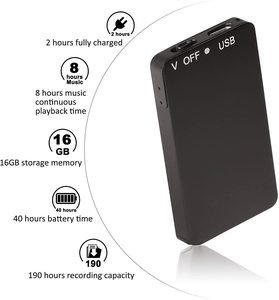 Thiết Bị Ghi Âm Giọng Nói Móc Khóa Nhỏ Cầm Tay Mới Nhất Máy Nghe Nhạc MP3 Mini 16GB Máy Ghi Âm Giọng Nói Kỹ Thuật Số - Product Image 2