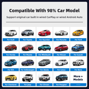 Adaptateur sans fil Keykeer Android Auto et Apple CarPlay avec connexion automatique rapide, mini USB, garantie 1 an - Ajustement universel - Product Image 6