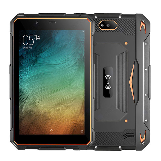 Cheapest Factory 8'' Octa-core Android 13.0 IP67 Fingerprint NFC Rugged Tablet Industrial Rugged PC Laptop